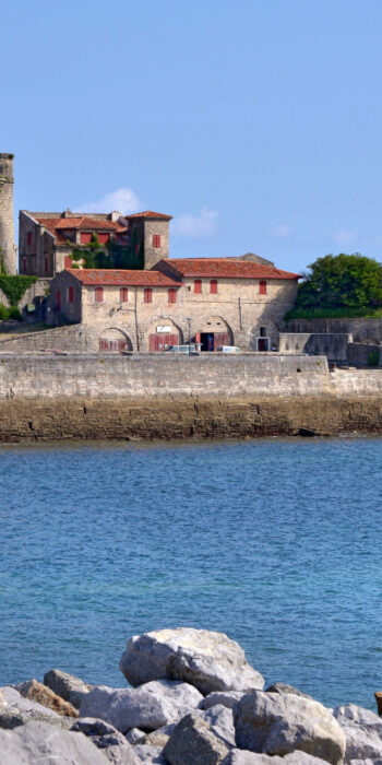Castle of Socoa that is a district of Cibourre and of Urrugne in