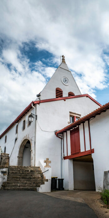 Igreja de São João Batista em Villefranque no País Basco