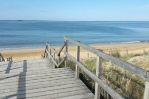 pornichet escalier bois plage bonne source