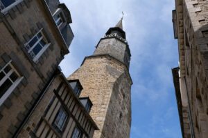 La tour de l'Horloge à Dinan en Bretagne